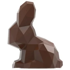 Moule Chocolat Aimanté Lapin Origami 17,5 cm Chocolate World