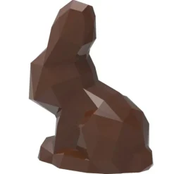 Moule Chocolat Aimanté Lapin Origami 17,5 cm Chocolate World