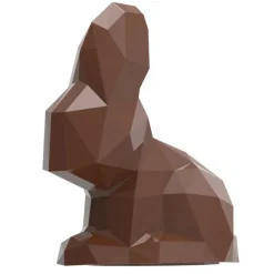 Moule Chocolat Aimanté Lapin Origami 17,5 cm Chocolate World