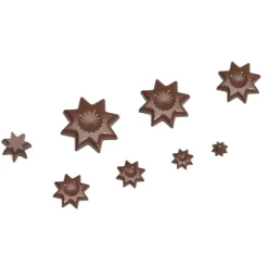 Moule Chocolat Assortiment d'Étoiles Empilables (x8) Chocolate World