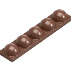 Moule Chocolat Barre 5 Billes (x8) Chocolate World