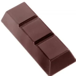 Moule Chocolat Barre 3 Carrés (x15) Chocolate World
