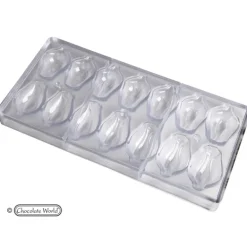 Moule Chocolat Bouton de Rose 14 Cavités Chocolate World