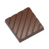 Moule Chocolat Caraque avec lignes 31 mm (x21) Chocolate World