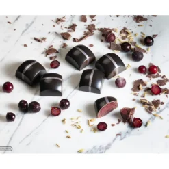 Moule Chocolat Carré Bombé 25,5 mm (x24) Chocolate World