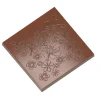 Moule Chocolat Carré Fleuri 99 mm (x2) Chocolat Form