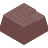 Moule Chocolat Carré Strié (x21) Chocolate World