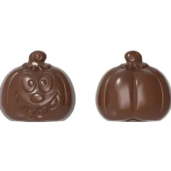 Moule Chocolat Citrouille Halloween 5,6 x 5,2 cm (x8) Chocolate World