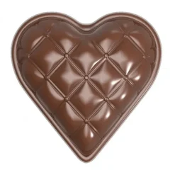 Moule Chocolat Coeur Matelassé 33 mm (x18) Chocolate World