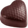 Moule Chocolat Coeur Strié (x32) Chocolate World