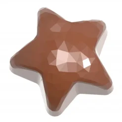 Moule Chocolat Etoile à Facettes 3,5 cm (x21) Chocolate World