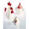 Moule Chocolat Famille Poule (x3) Pavoni