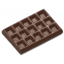 Moule Chocolat Gaufre de Bruxelles 55 mm (x10) Chocolate World