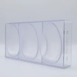 Moule Chocolat Oeuf Rayé 11,8 cm (x3) Chocolate World