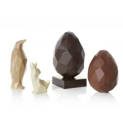 Moule Chocolat Pingouin Origami 18 cm (x2) Barry