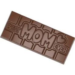 Moule Chocolat Tablette Best Mom Ever (x4) Chocolate World