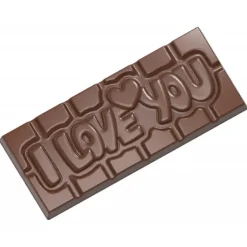 Moule Chocolat Tablette I love You (x4) Chocolate World
