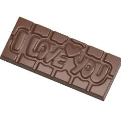 Moule Chocolat Tablette I love You (x4) Chocolate World