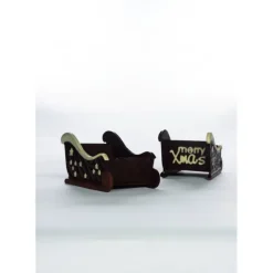 Moule Chocolat Traineau de Noël 18 x 10 cm x H 9 cm (x2) Pavoni