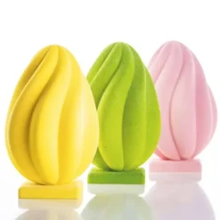 Moule Chocolat Œuf Helical Ø 14 x H 21,8 cm (x2) Pavoni