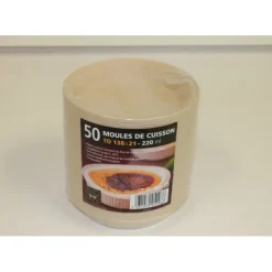Moule de cuisson papier 138 mm - 220 ml Bio Food Pack