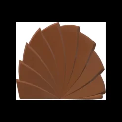 Moule Embout de Bûche 9014 Eventail Gauche 9 x 7,8 cm (x6)