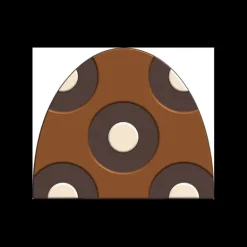 Moule Embout de Bûche 9004 Ronds 9 x 7,5 cm (x6)