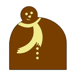 Moule Embout de bûche Bonhomme de Neige 94 x 85 mm Mallard Ferrière