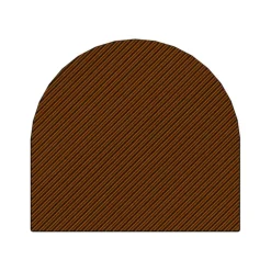 Moule Embout de bûche Strie 78 x 85 mm Mallard Ferrière