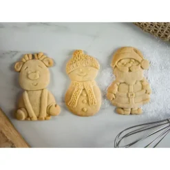 Moule en Silicone 3 Personnages de Noël Karen Davies