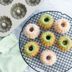 Moule Mini Bundt Anniversaire (x6) Gold Nordic Ware