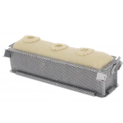 Moule Pâté en Croûte Inox Perforé Pliable 24 x 5 cm x H 6 cm De Buyer