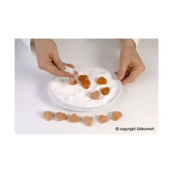 Moule Pâte de Fruit Pêche 24 empreintes 9ml SilikoMart Professional