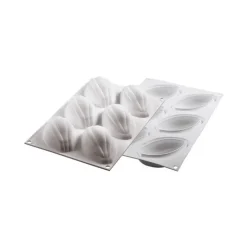 Moule Silicone 6 Cabosses de cacao 10,2 x 5,4 cm 115ml SilikoMart Professional