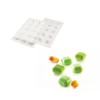 Moule Silicone 15 Carrés Bombés 4 x 4 cm 30ml SilikoMart Professional