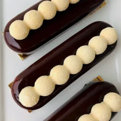 Moule Silicone 6 Éclairs Chicss 13 x 3,8 cm Silikomart 3D Design