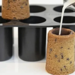 Moule Silicone 6 Cookie Shots Ø 5,2 cm Dominique Ansel Flexipan Demarle