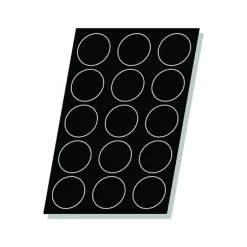Moule Silicone 15 Florentins (quiches) 10,3 cm x H 2 cm Flexipan