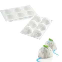 Moule Silicone 6 Igloos Silikomart Professional