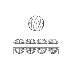 Moule Silicone 8 Marrons 85 ml Cédric Grolet Pavoni