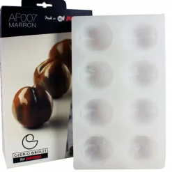 Moule Silicone 8 Marrons 85 ml Cédric Grolet Pavoni