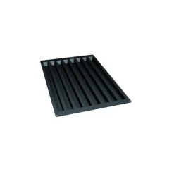 Moule Silicone 8 Mini Bûches Carrées 50 x 3 x H3 cm 445ml SilikoMart Professional