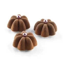 Moule Silicone 77 Mini Charlottes Ø3,5 x H1,5 cm 8,5ml SilikoMart Professional