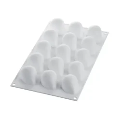 Moule Silicone 15 Mini Fraises 48 x 37 x H33 mm 30ml SilikoMart Professional