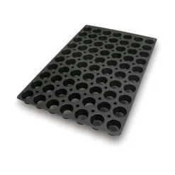 Moule Silicone 70 Mini Muffins Ø4,5 x 3 cm 40ml SilikoMart Professional