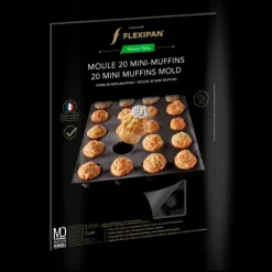 Moule Silicone 20 Mini Muffins Ø 5 cm Flexipan Demarle