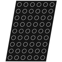 Moule Silicone 54 Mini-cylindres 3,8 cm x H 2 cm Flexipan