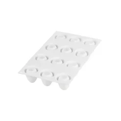 Moule Silicone 12 Oeufs Ø 3,4 cm x H 4,7 cm Silikomart Professional