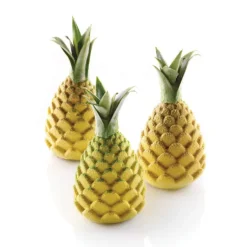 Moule Silicone 5 Pommes de Pin et Ananas 100ml Silikomart Professional