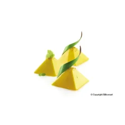 Moule Silicone 35 Pyramides 6,5 x 6,5 x 3,5 cm 61ml SilikoMart Professional